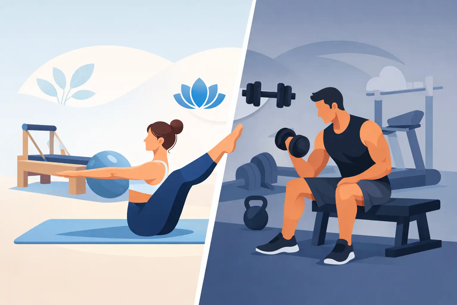 Pilates czy siłownia? Wybierz trening dla siebie